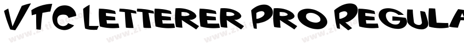 VTC Letterer Pro Regular字体转换